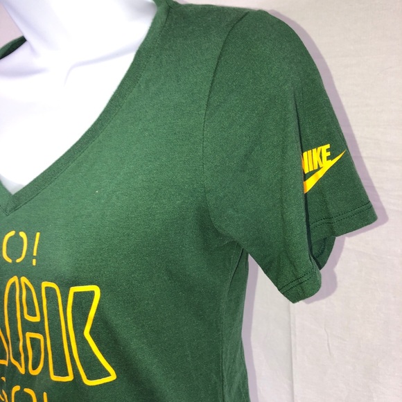 Nike NFL Green Bay Packers go pack go Athletic fit Women’s T-shirt size small - Picture 4 of 7